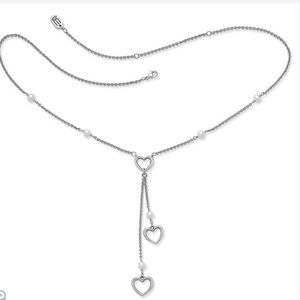 Hearts & Cultured Pearls Necklace